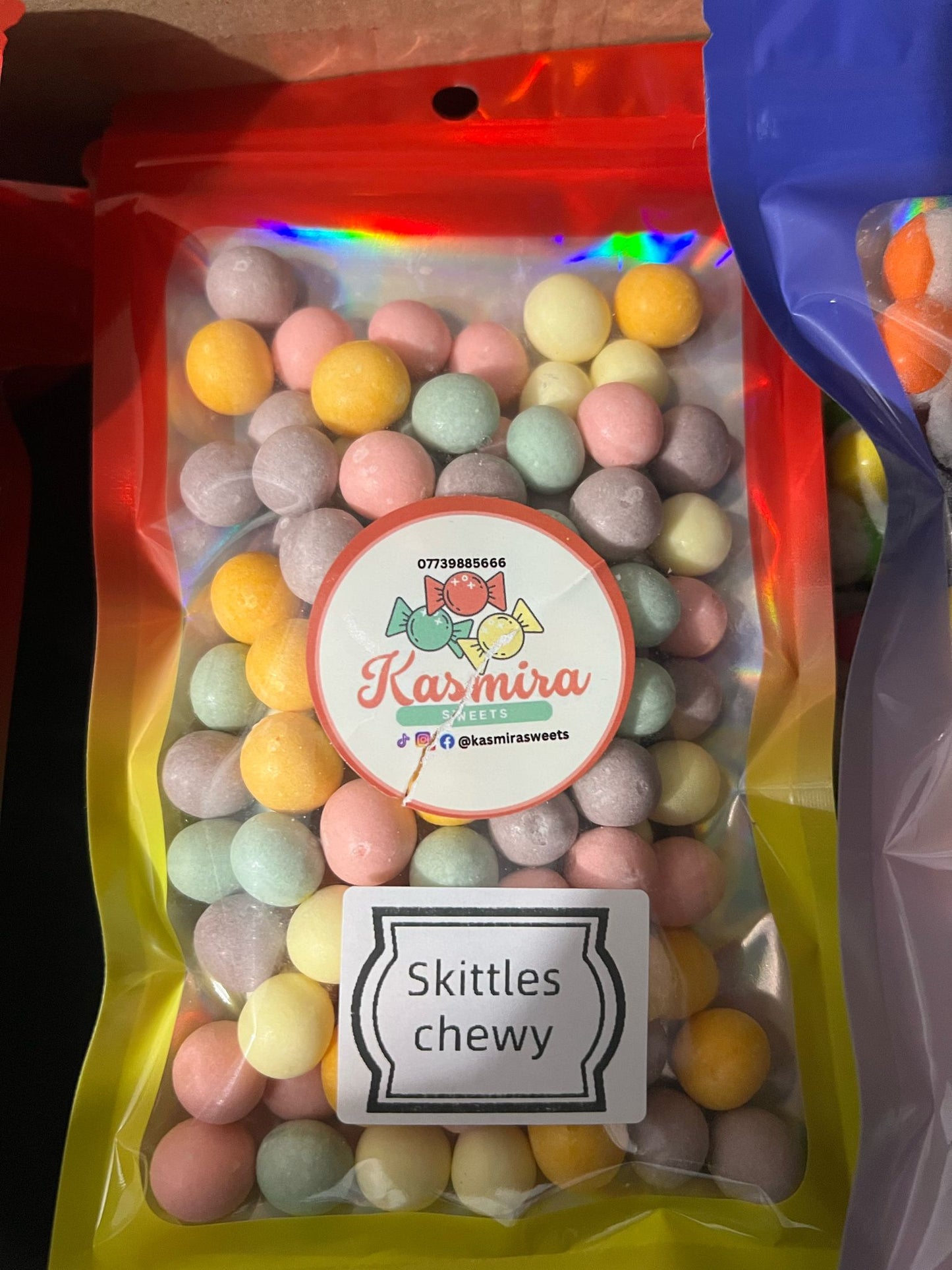 Freeze-Dried Sweets – Halal & Vegan | Skittles Original, Berry, Chewy & Sour (100g Bag)