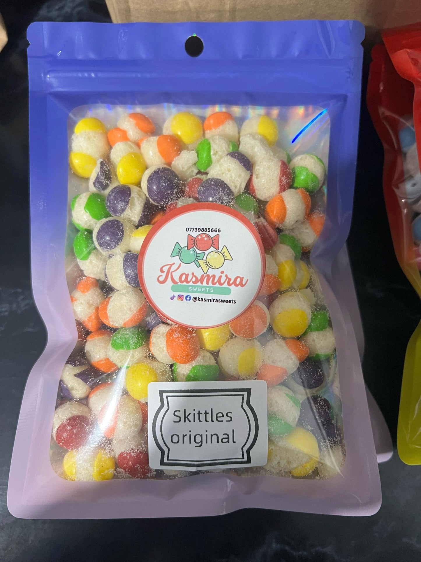 Freeze-Dried Sweets – Halal & Vegan | Skittles Original, Berry, Chewy & Sour (100g Bag)