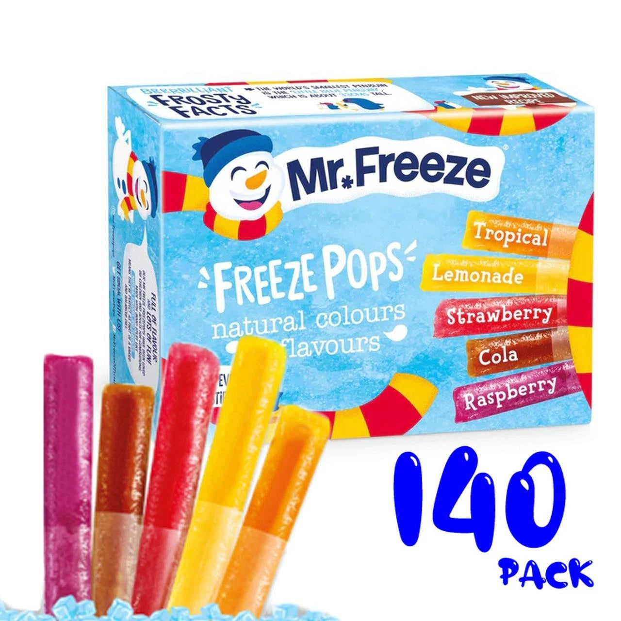 Mr Freeze Ice Pops – Classic Freezer Treats | Mixed Flavours | Halal & Family Favourite