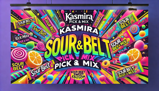 🔥 Kasmira Sour Belt Pick & Mix – Vegan & Halal | Ultimate Tangy Candy Experience 🍬