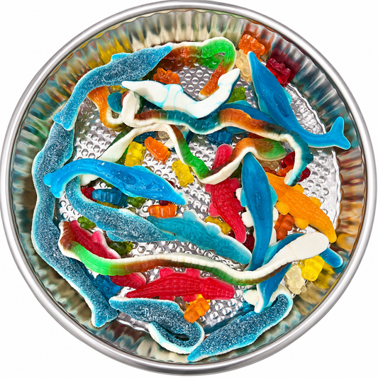 Animal-shaped jelly and fizzy sweets in Kasmira Sweets Animal Mix