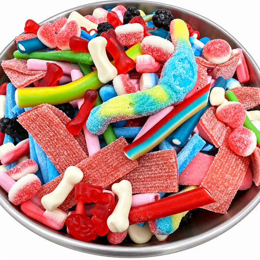 Colourful jelly and fizzy sweets in Kasmira Sweets Ultimate Mix
